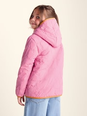 Tog 24 Pink Arapawa Shaun the Sheep Kids Insulated Quilted Coat Microfleece Lining - Image 3 of 6