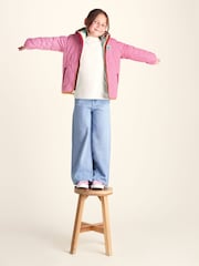 Tog 24 Pink Arapawa Shaun the Sheep Kids Insulated Quilted Coat Microfleece Lining - Image 4 of 6