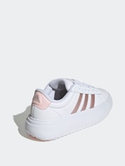 adidas White Grand Court Platform Shoes - Image 4 of 8