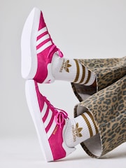 adidas Originals Pink Gazelle Trainers - Image 1 of 12