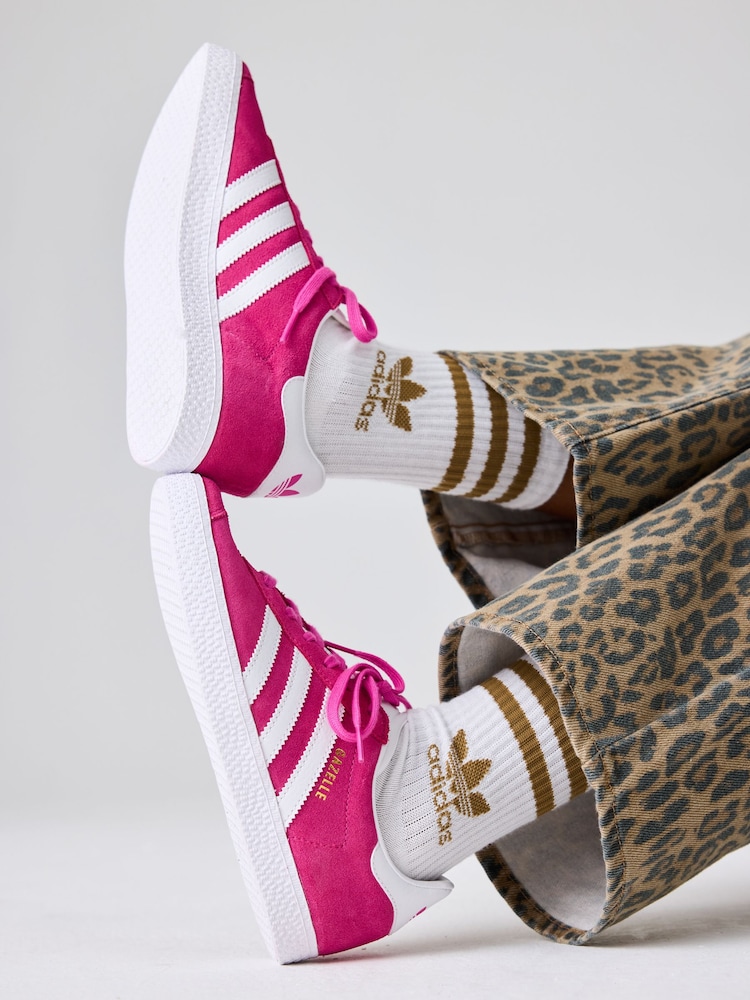adidas Originals Pink Gazelle Trainers - Image 1 of 12
