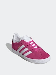 adidas Originals Pink Gazelle Trainers - Image 7 of 12