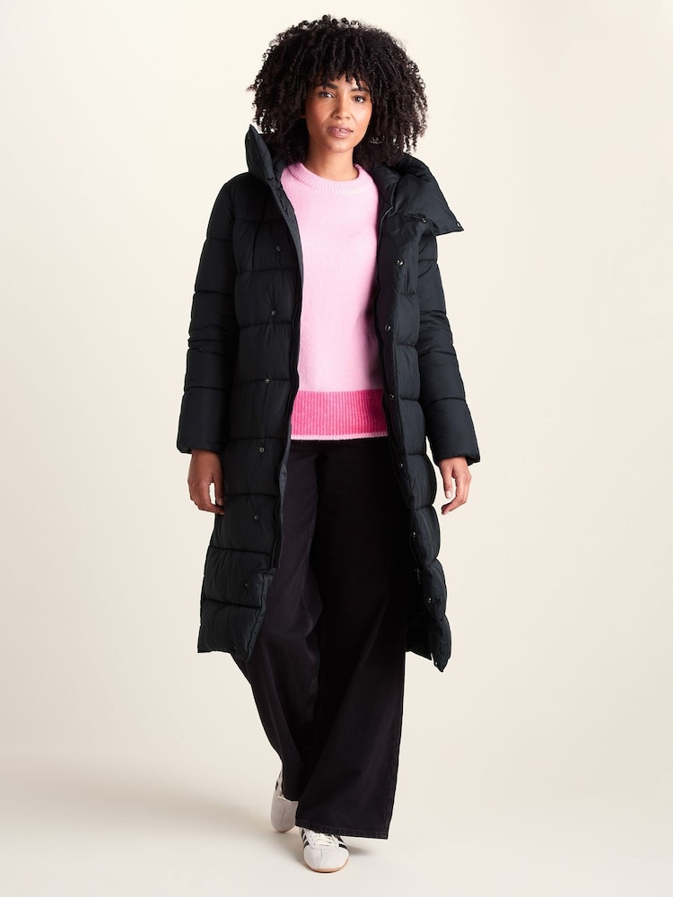 Tog 24 Black Bartlett Longline Insulated Padded Coat - Image 2 of 7 Tog 24 Black Bartlett Longline Insulated Padded Coat - Image 2 of 7