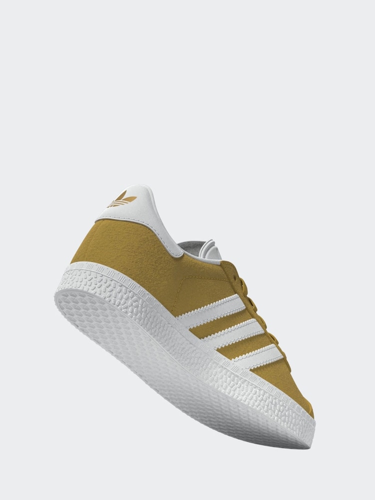 adidas Yellow Gazelle Shoes - Image 12 of 17