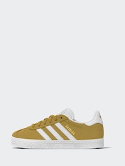 adidas Yellow Gazelle Shoes - Image 6 of 17