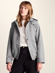 Tog 24 Grey Robyn Waterproof Short Trench Coat - Image 1 of 7