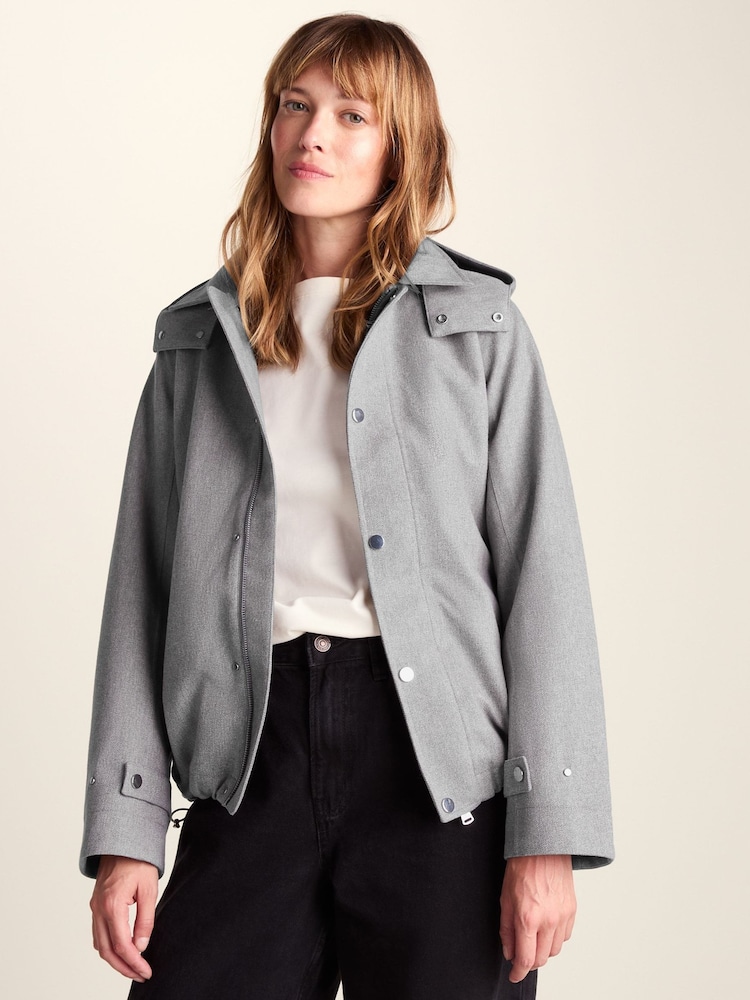Tog 24 Grey Robyn Waterproof Short Trench Coat - Image 1 of 7 Tog 24 Grey Robyn Waterproof Short Trench Coat - Image 1 of 7