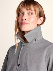 Tog 24 Grey Robyn Waterproof Short Trench Coat - Image 6 of 7