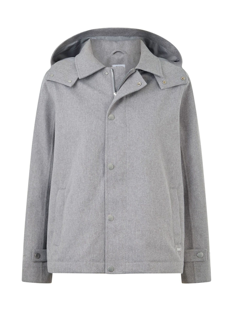 Tog 24 Grey Robyn Waterproof Short Trench Coat - Image 7 of 7 Tog 24 Grey Robyn Waterproof Short Trench Coat - Image 7 of 7