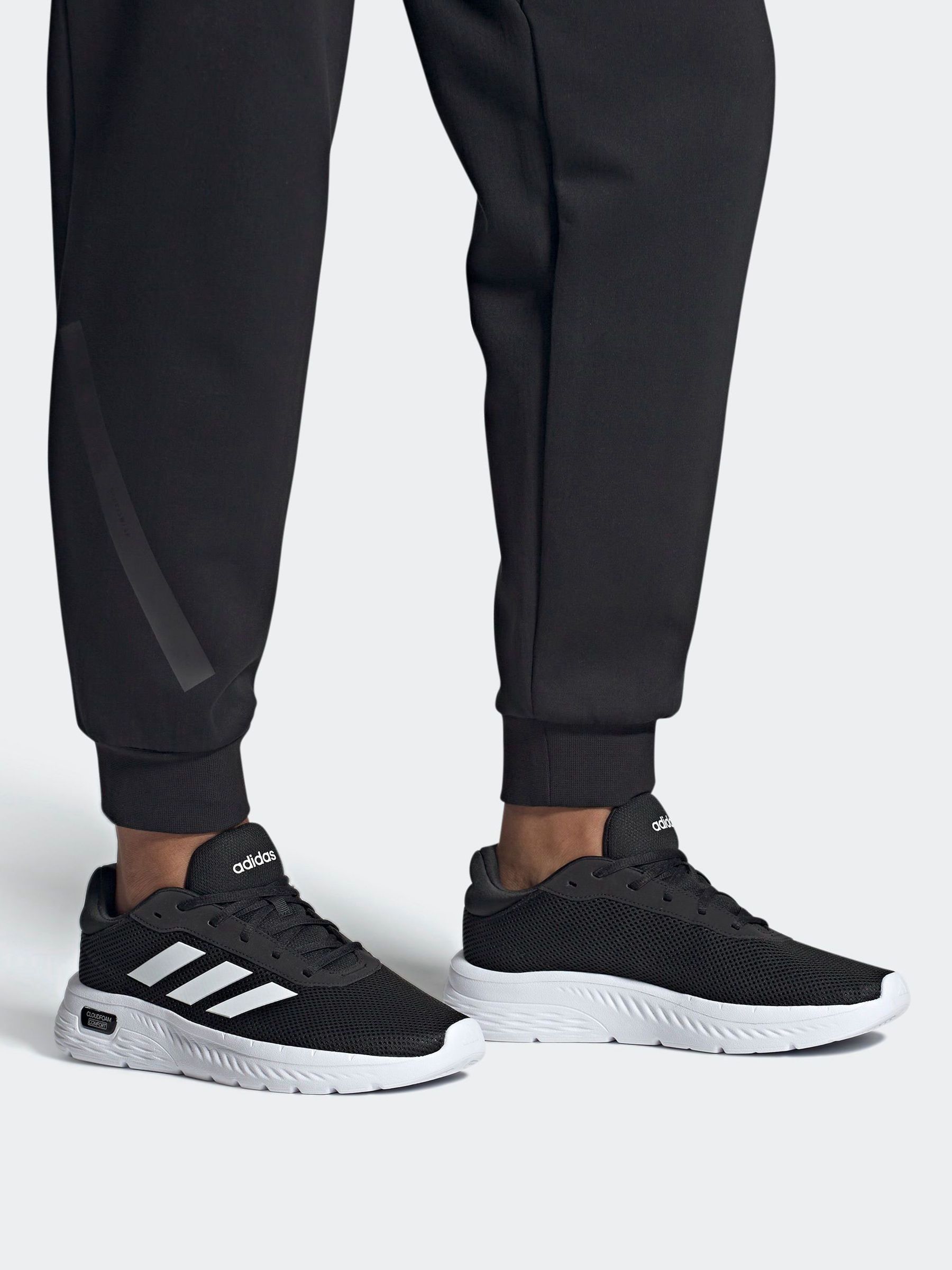 Comfy black trainers online