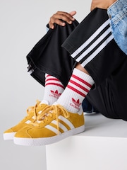 adidas Originals Yellow Gazelle Trainers - Image 1 of 13