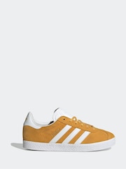 adidas Originals Yellow Gazelle Trainers - Image 6 of 13