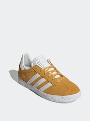 adidas Originals Yellow Gazelle Trainers - Image 8 of 13