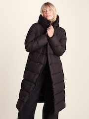 Tog 24 Brown Bartlett Longline Insulated Padded Coat - Image 2 of 8