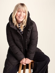 Tog 24 Brown Bartlett Longline Insulated Padded Coat - Image 5 of 8