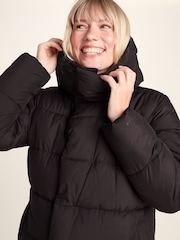 Tog 24 Brown Bartlett Longline Insulated Padded Coat - Image 6 of 8