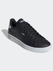 adidas Dark Black Urban Court Trainers - Image 2 of 9