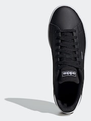 adidas Dark Black Urban Court Trainers - Image 6 of 9