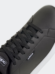 adidas Dark Black Urban Court Trainers - Image 9 of 9
