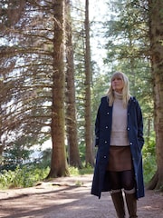 Plavo - Tog 24 Jemima Waterproof Longline Belted Trench Jacket - Slika 1 od 12