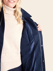 Plavo - Tog 24 Jemima Waterproof Longline Belted Trench Jacket - Slika 10 od 12