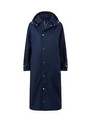 Plavo - Tog 24 Jemima Waterproof Longline Belted Trench Jacket - Slika 12 od 12