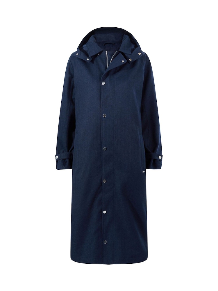 Plavo - Tog 24 Jemima Waterproof Longline Belted Trench Jacket - Slika 12 od 12 Plavo - Tog 24 Jemima Waterproof Longline Belted Trench Jacket - Slika 12 od 12