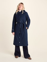 Plavo - Tog 24 Jemima Waterproof Longline Belted Trench Jacket - Slika 3 od 12