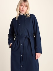 Plavo - Tog 24 Jemima Waterproof Longline Belted Trench Jacket - Slika 9 od 12