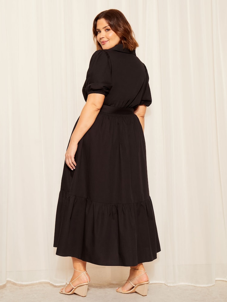 Curves Like These Платье-халат миди с поясом - Изображение 4 из 4