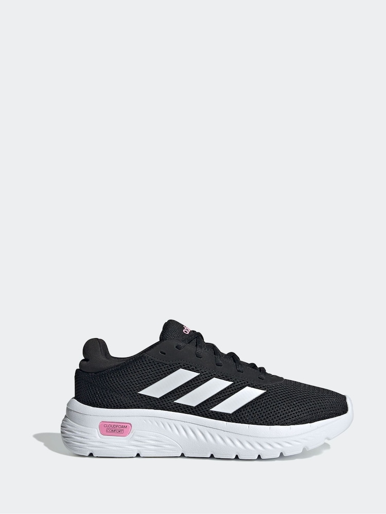 adidas Black Cloudfoam Comfy Trainers - Image 1 of 8