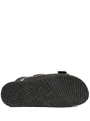 Jones Bootmaker Brown Whitaker Leather Buckle Sandals - Image 5 of 5