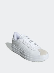 adidas White VL Court Bold Trainers - Image 3 of 8
