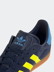adidas Originals Dark Blue Junior Gazelle Trainers - Image 9 of 15