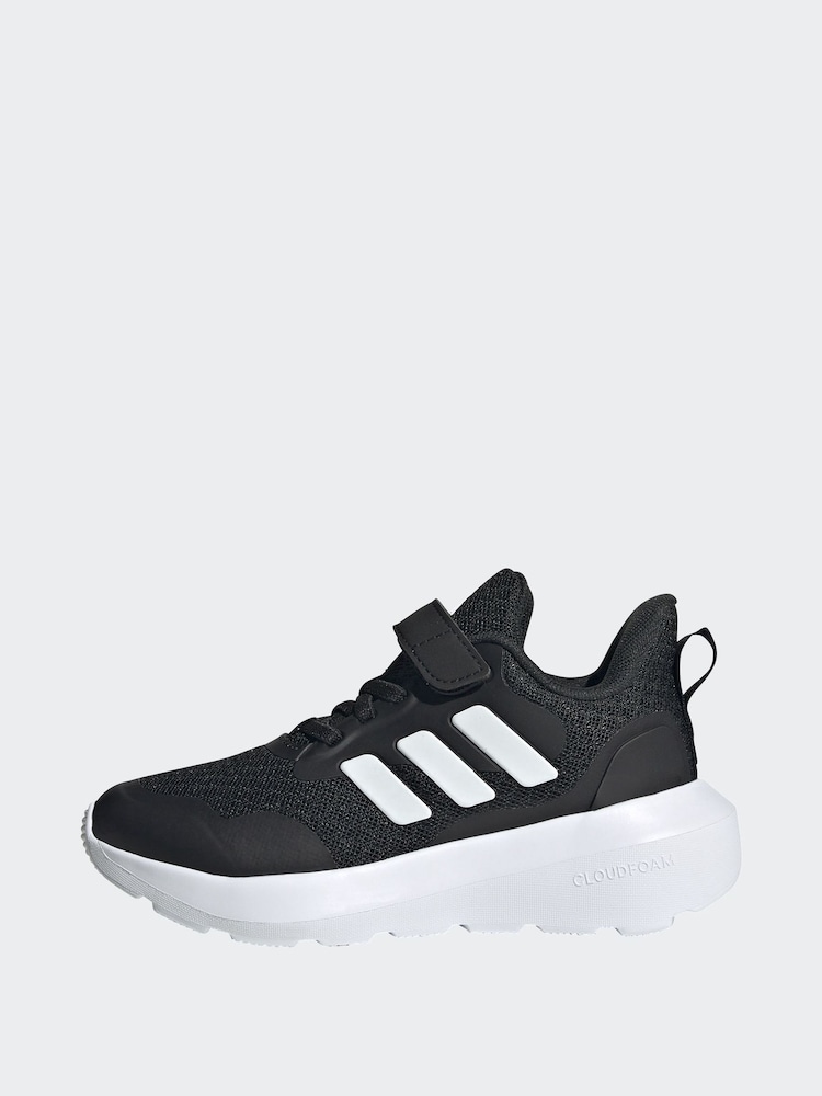 adidas Black/White Sheep Fortarun 3.0 Trainers - Image 2 of 9