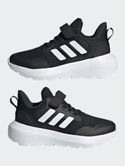 adidas Black/White Sheep Fortarun 3.0 Trainers - Image 7 of 9