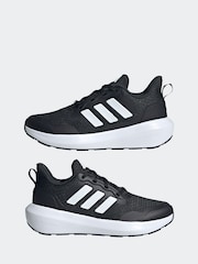 adidas Black Kids Fortarun 3.0 Trainers - Image 7 of 9