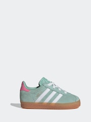 Vert clair - Adidas Originals Gazelle Infant Kids Trainers - Image 11 de 12
