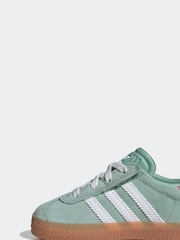 Vert clair - Adidas Originals Gazelle Infant Kids Trainers - Image 7 de 12