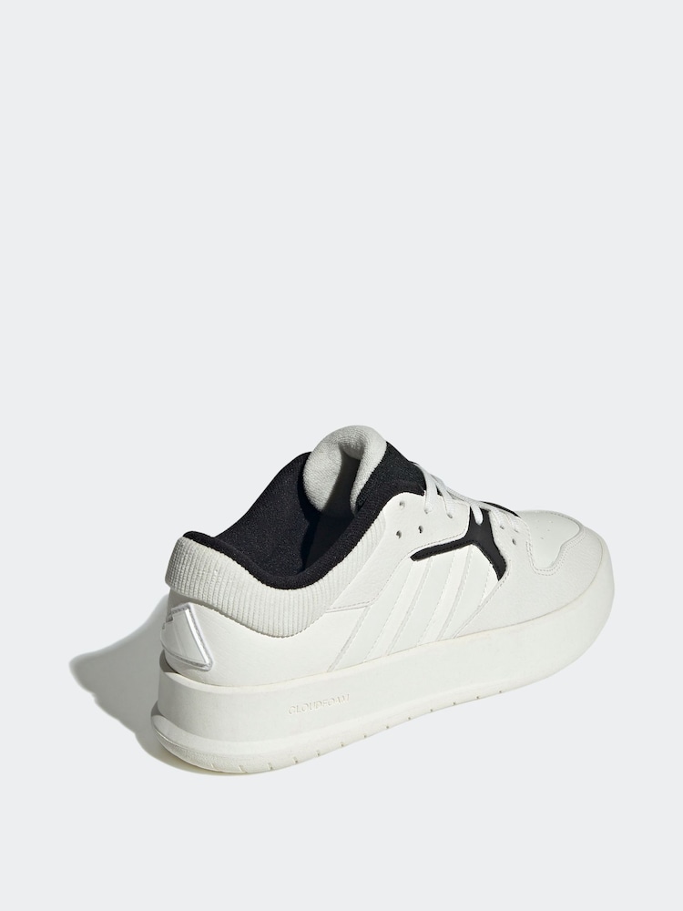 adidas Cream White Court 24 Trainers - Image 15 of 17