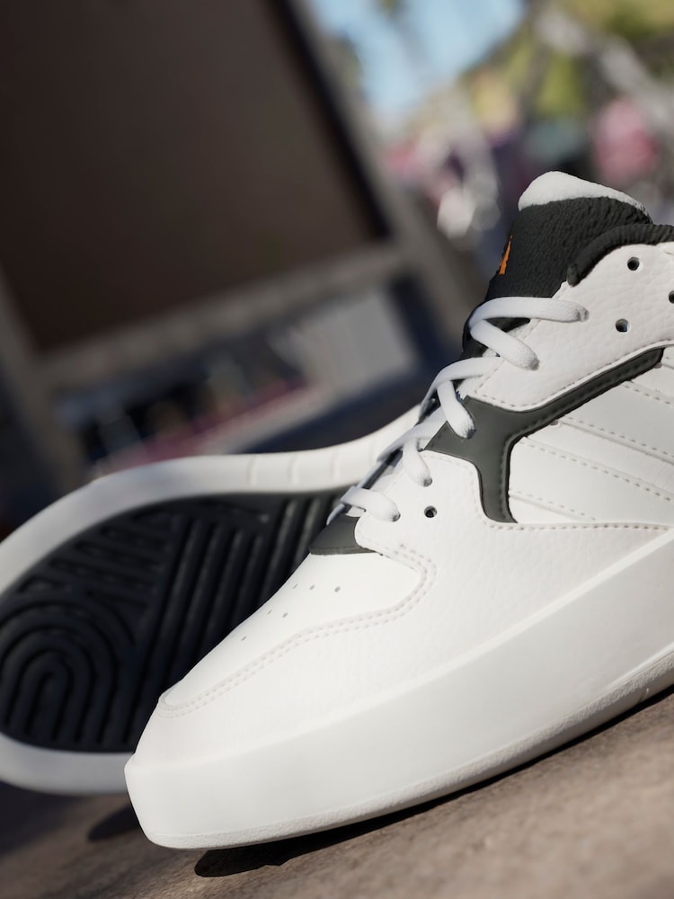 adidas Cream White Court 24 Trainers - Image 2 of 17