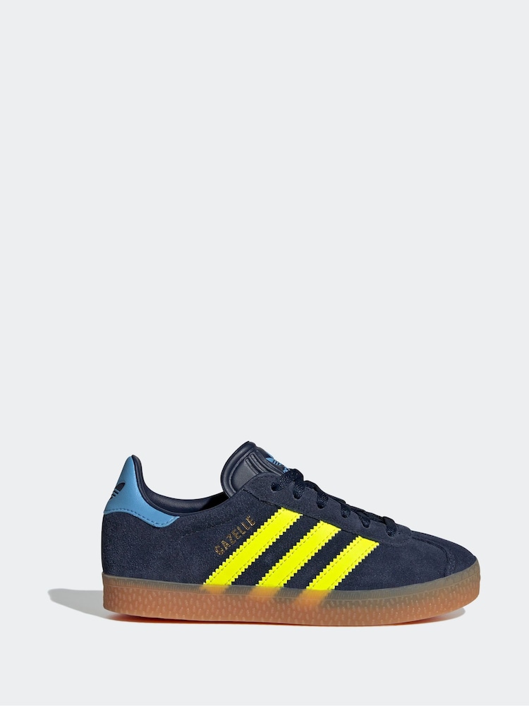adidas Navy Blue Gazelle Shoes - Image 1 of 20