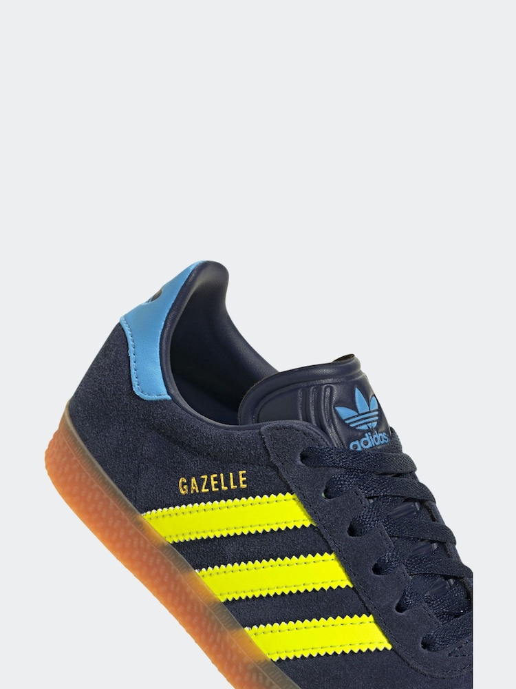 adidas Navy Blue Gazelle Shoes - Image 16 of 20