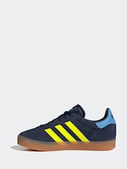 adidas Navy Blue Gazelle Shoes - Image 2 of 20