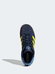 adidas Navy Blue Gazelle Shoes - Image 4 of 20