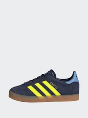 adidas Navy Blue Gazelle Shoes - Image 6 of 20