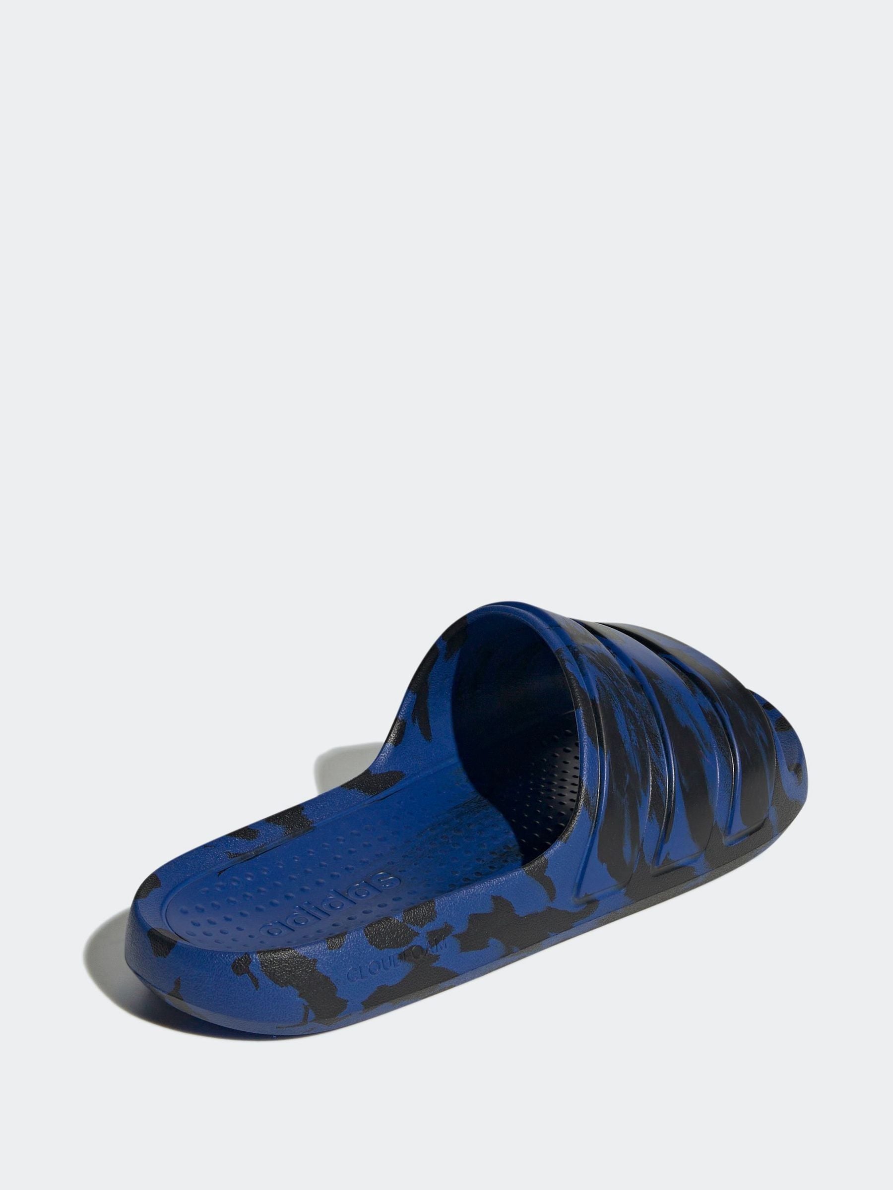 Adidas slides men blue store