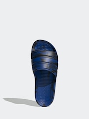adidas Blue Adilette Flow Sandals - Image 6 of 8