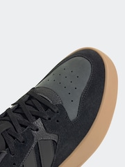 adidas Black/Gum Court 24 Trainers - Image 8 of 9