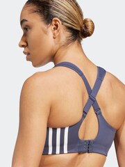 adidas Blue TLRD Impact High Support Bra - Image 5 of 8